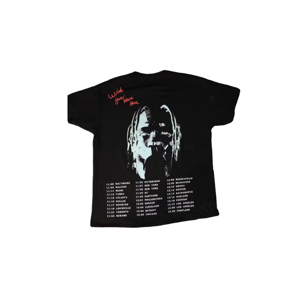 Travis Scott Astroworld Tour Tee Black