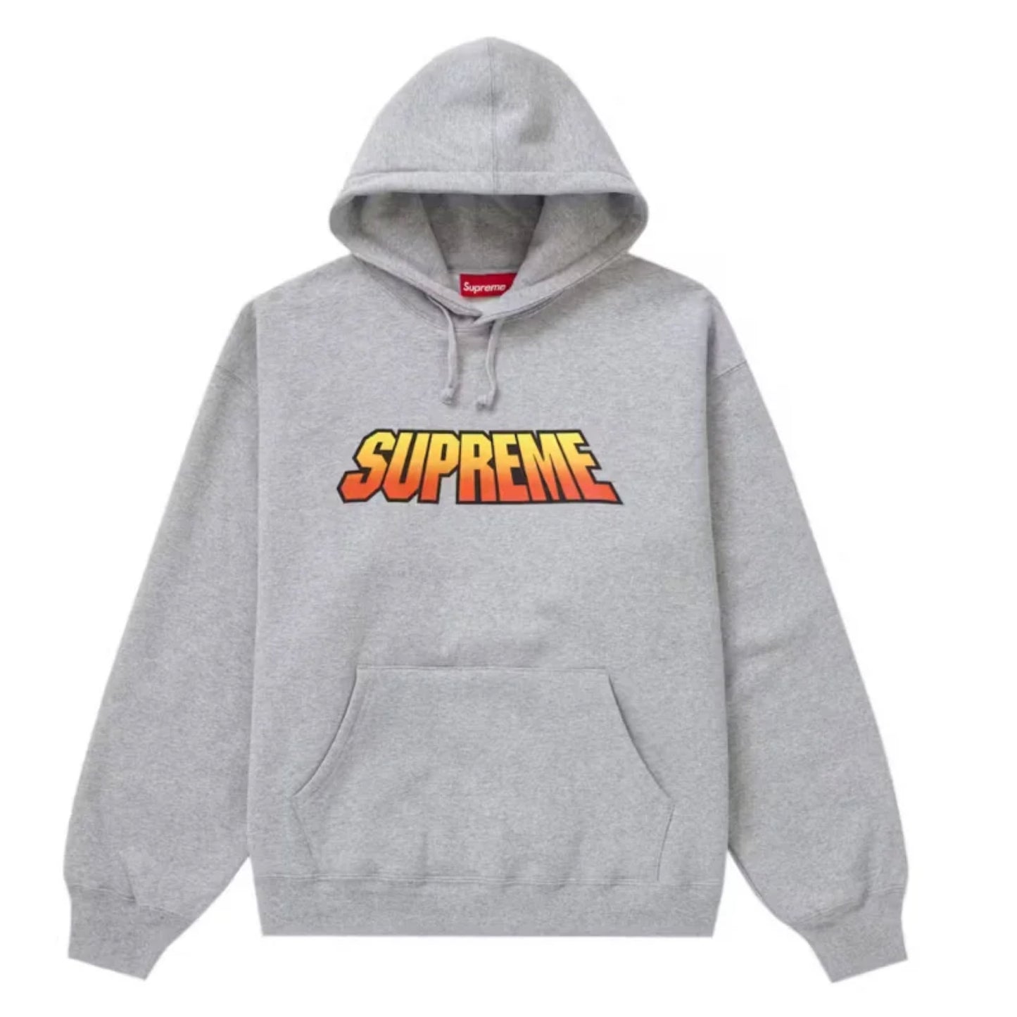 Supreme Gradient Hooded Sweatshirt Heather Grey