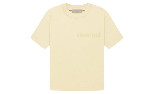 Fear of God Essentials Tee Yellow Flocked Canary