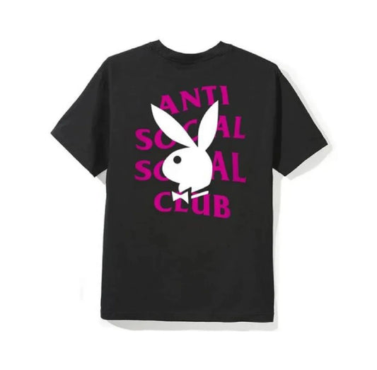 Anti Social Social Club Playboy Bunny Tee - Black