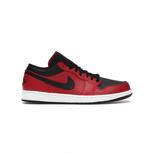 Jordan 1 Low Reverse Bred Pebbled Swoosh (GS)