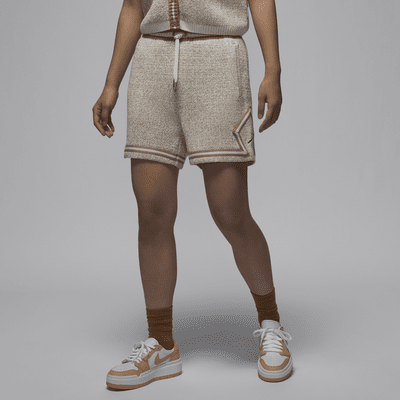 Air Jordan Woman's Knit Shorts - Sail