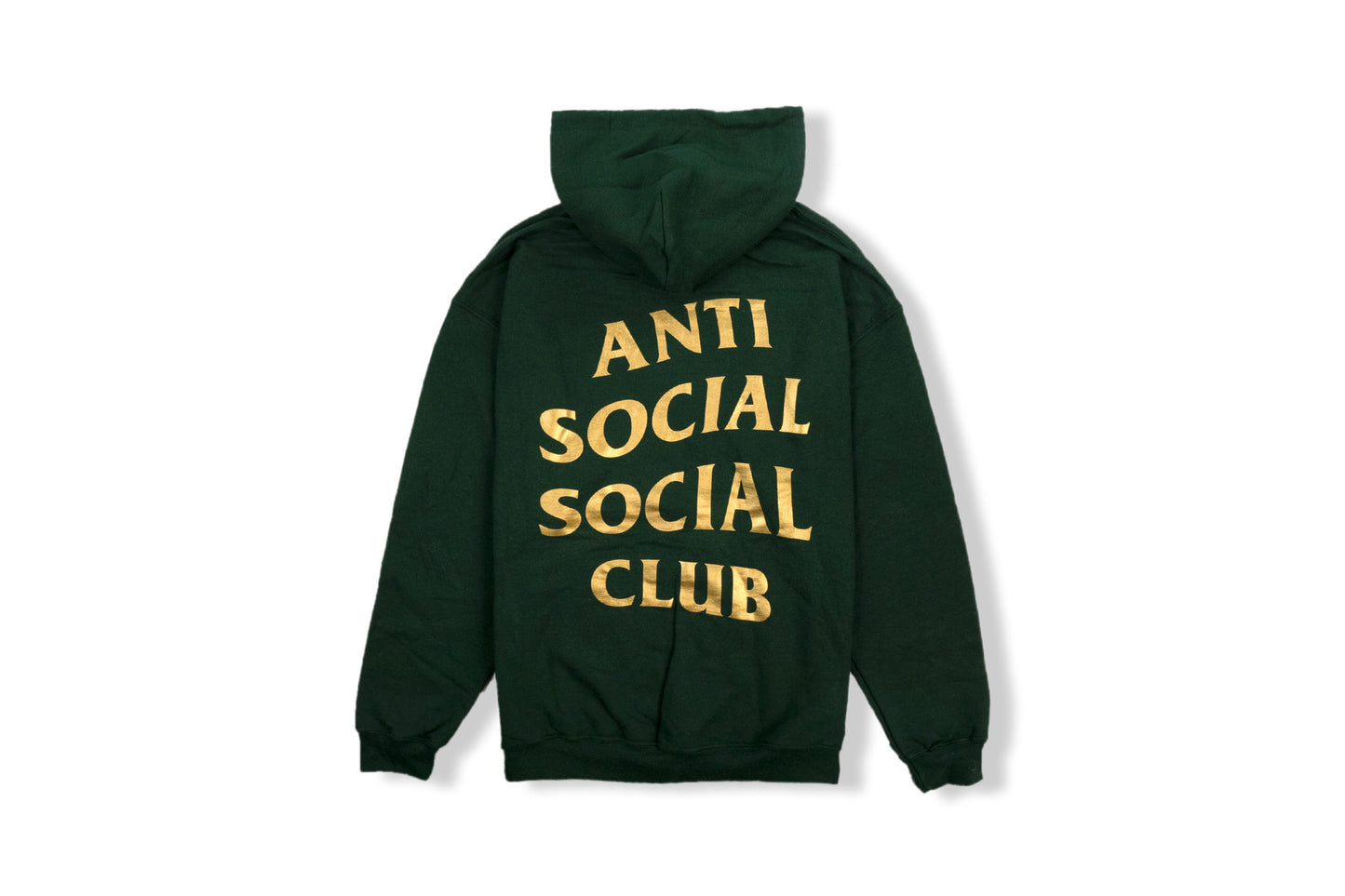 Anti Social Social Club Hoodie Green / Gold