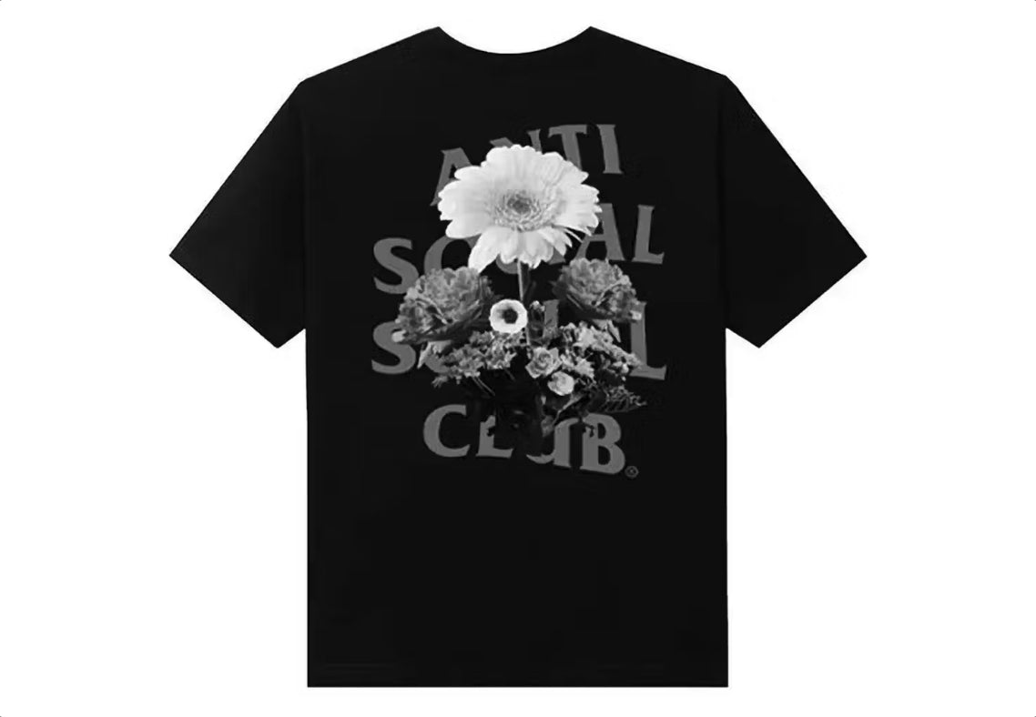 Anti Social Social Club Ghost Of You And Me 3M Reflective Tee Black