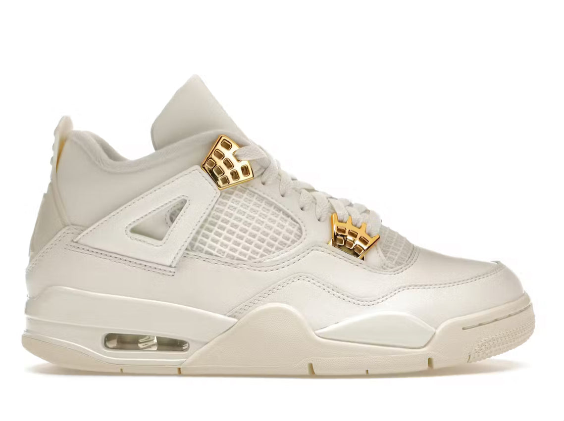 Jordan 4 Retro Metallic Gold (Women's)