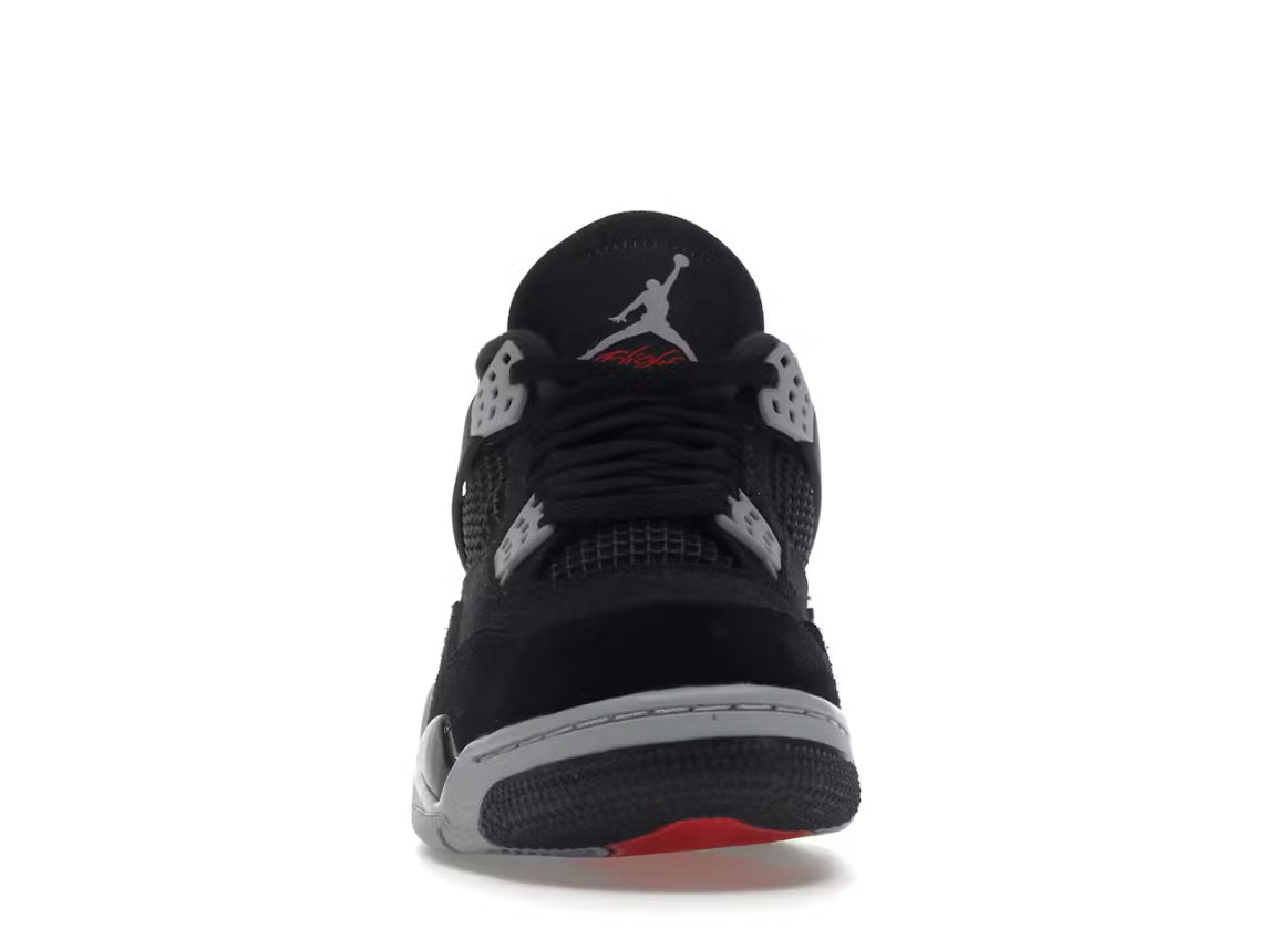 Air Jordan Retro 4 E Black Canvas