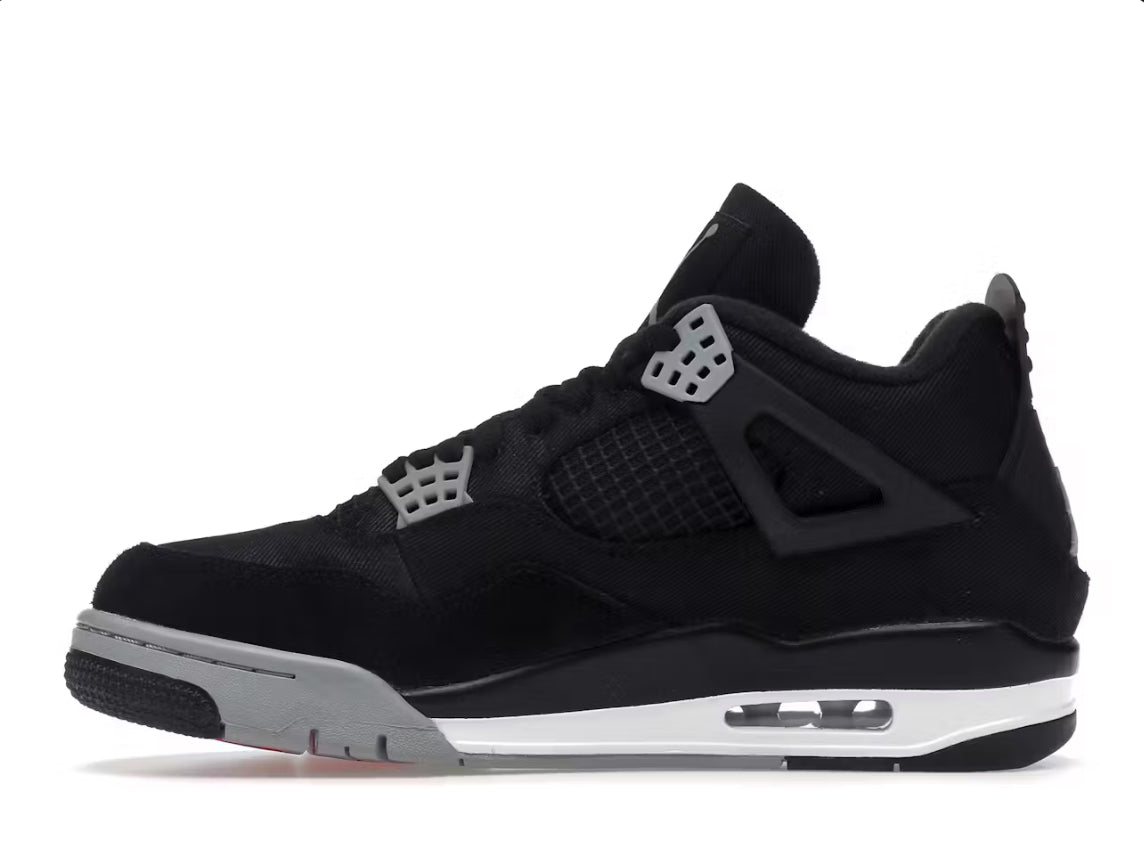 Air Jordan Retro 4 E Black Canvas