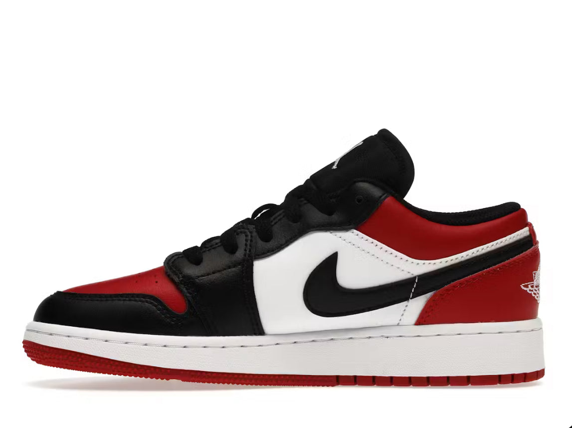 Jordan 1 Low Bred Toe (GS)