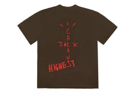 Travis Scott Jordan Cactus Jack Highest T Shirt Brown