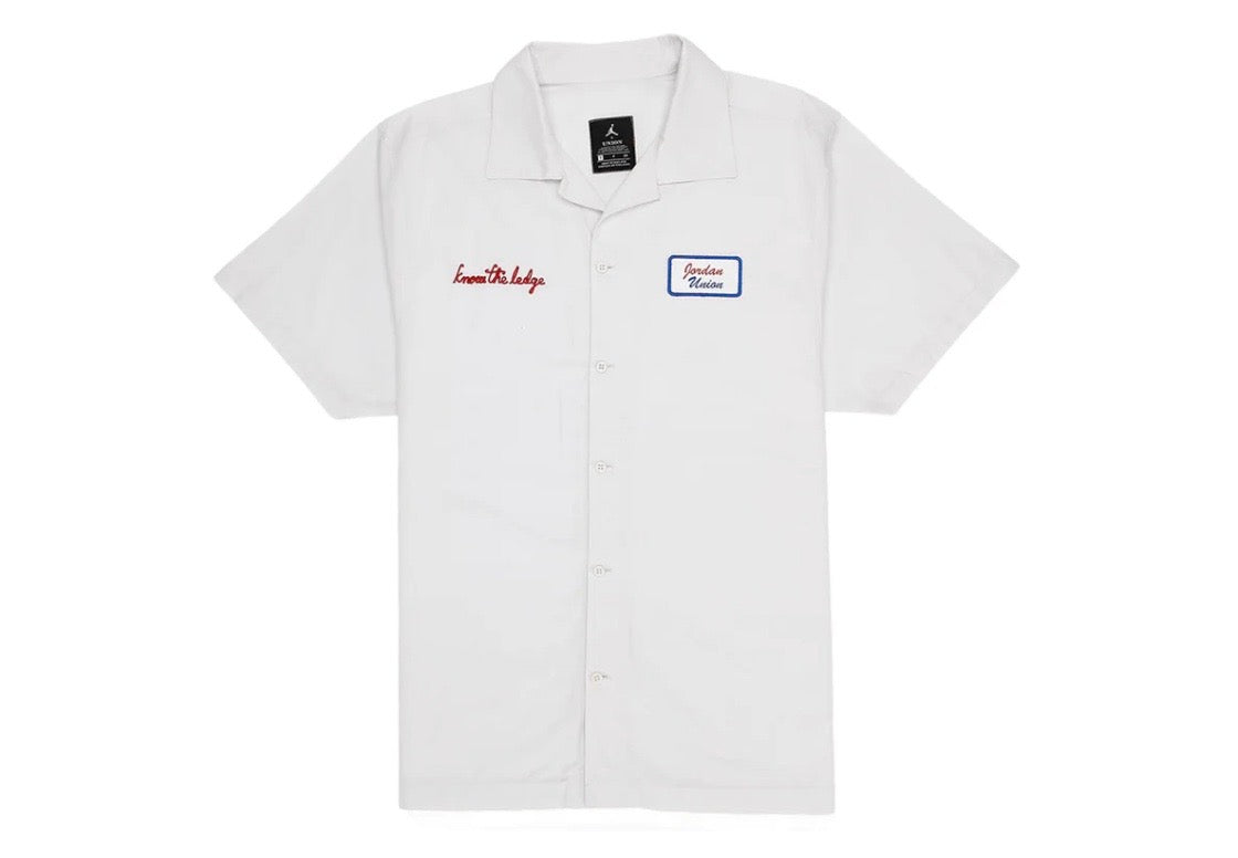 Jordan x Union Mechanic Shirt Platinum