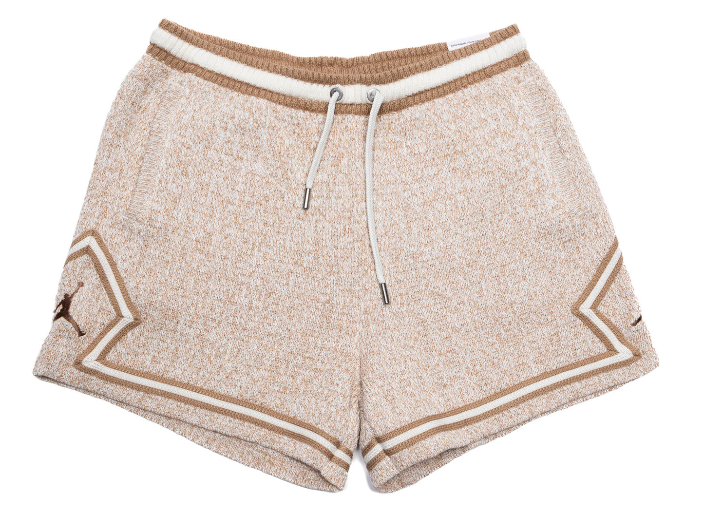 Air Jordan Woman's Knit Shorts - Sail