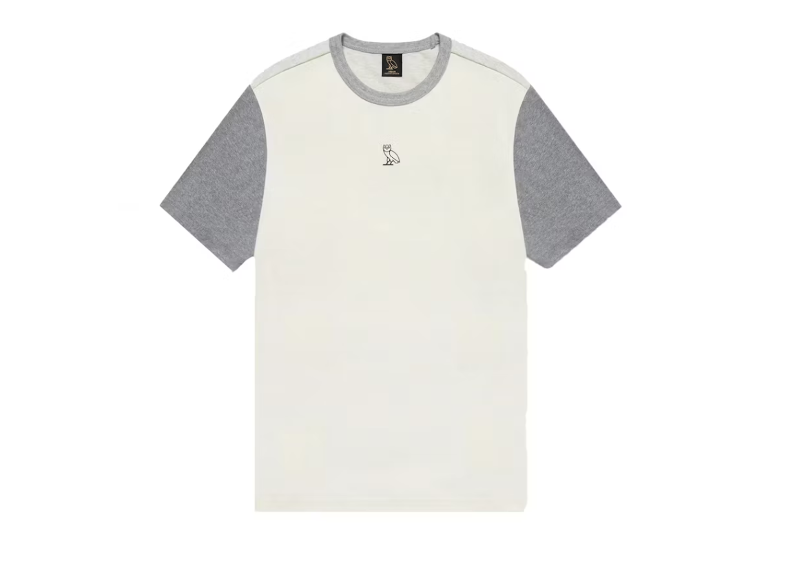 OVO Block Panel T-shirt Multi Grey