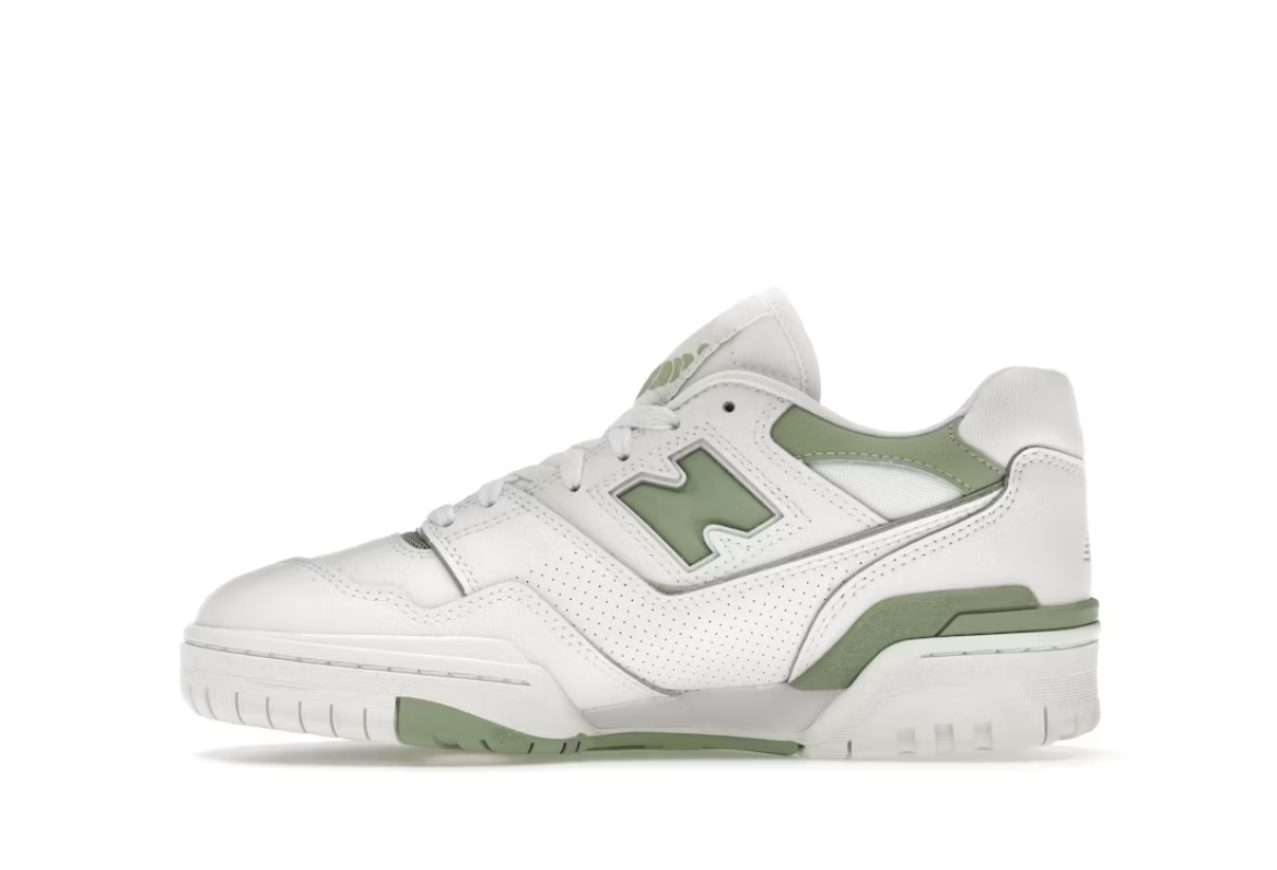 New Balance 550 White Mint Green