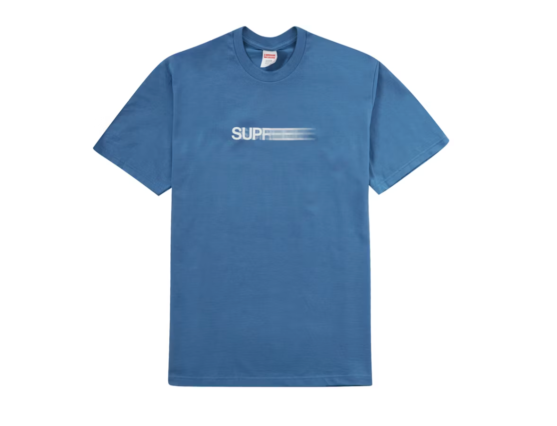 Supreme Motion Logo Tee (SS23) Faded Blue