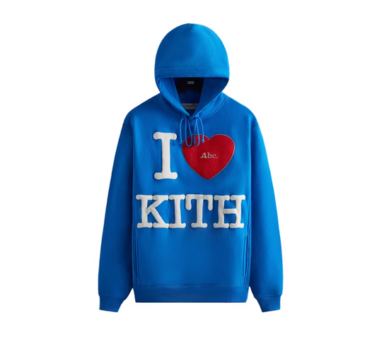 Kith Advisory Board Crystals I Love Kith Hoodie Blue