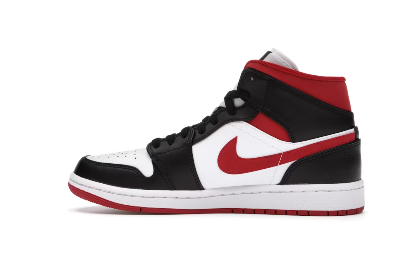 Jordan 1 Mid Gym Red Black White (GS)