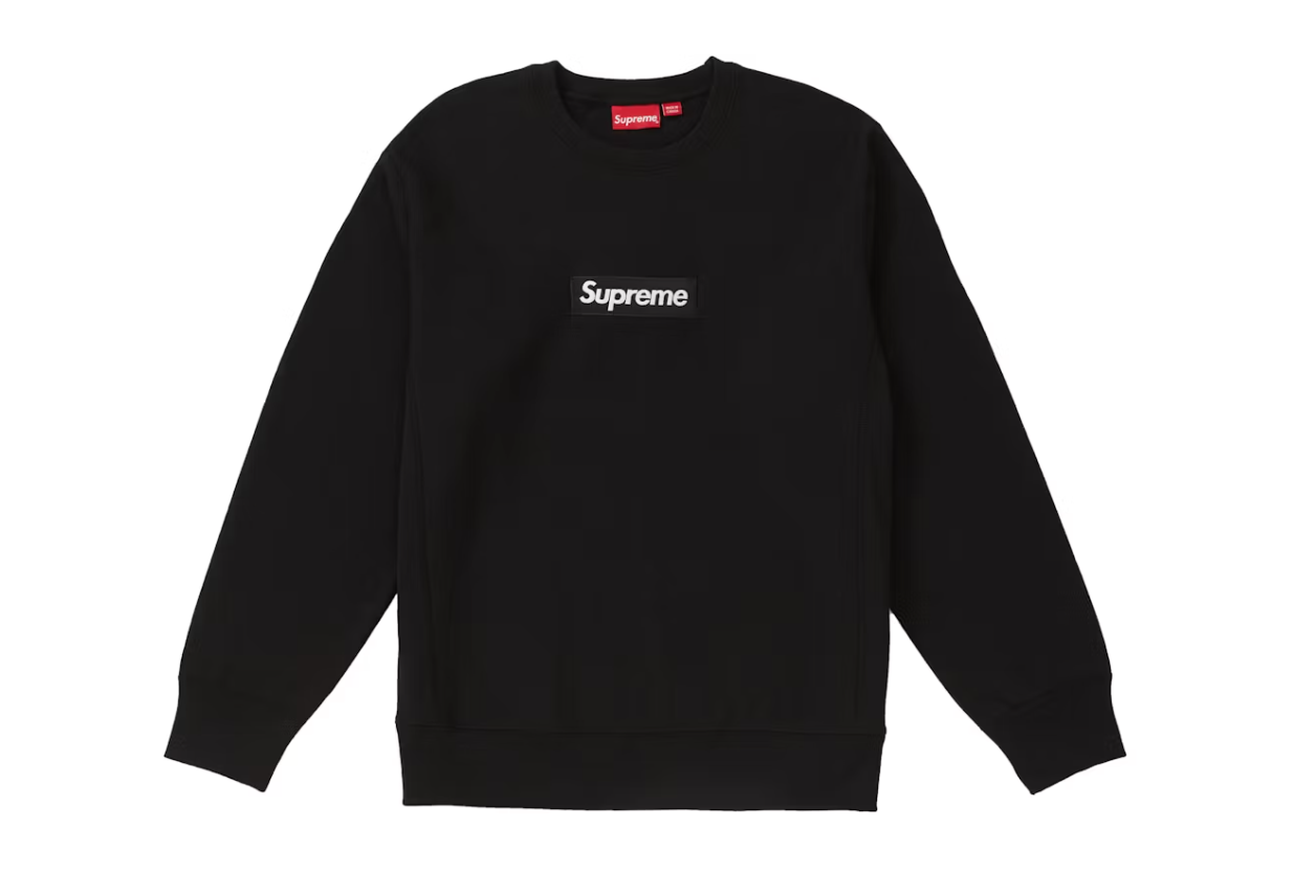 Supreme Box Logo Crewneck (FW18) Black