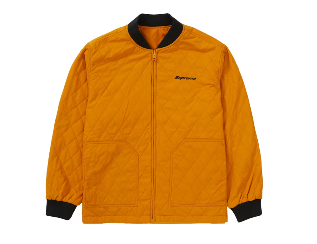 Supreme Reversible Tech Work Jacket Mustard