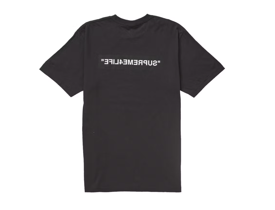 Supreme 4 Life Tee Black