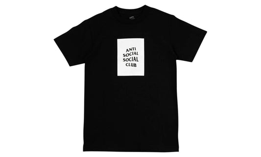 Anti Social Social Box Logo Tee Black