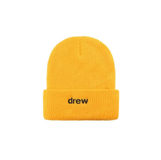 Drew House Secret Waffle Beanie Golden Yellow