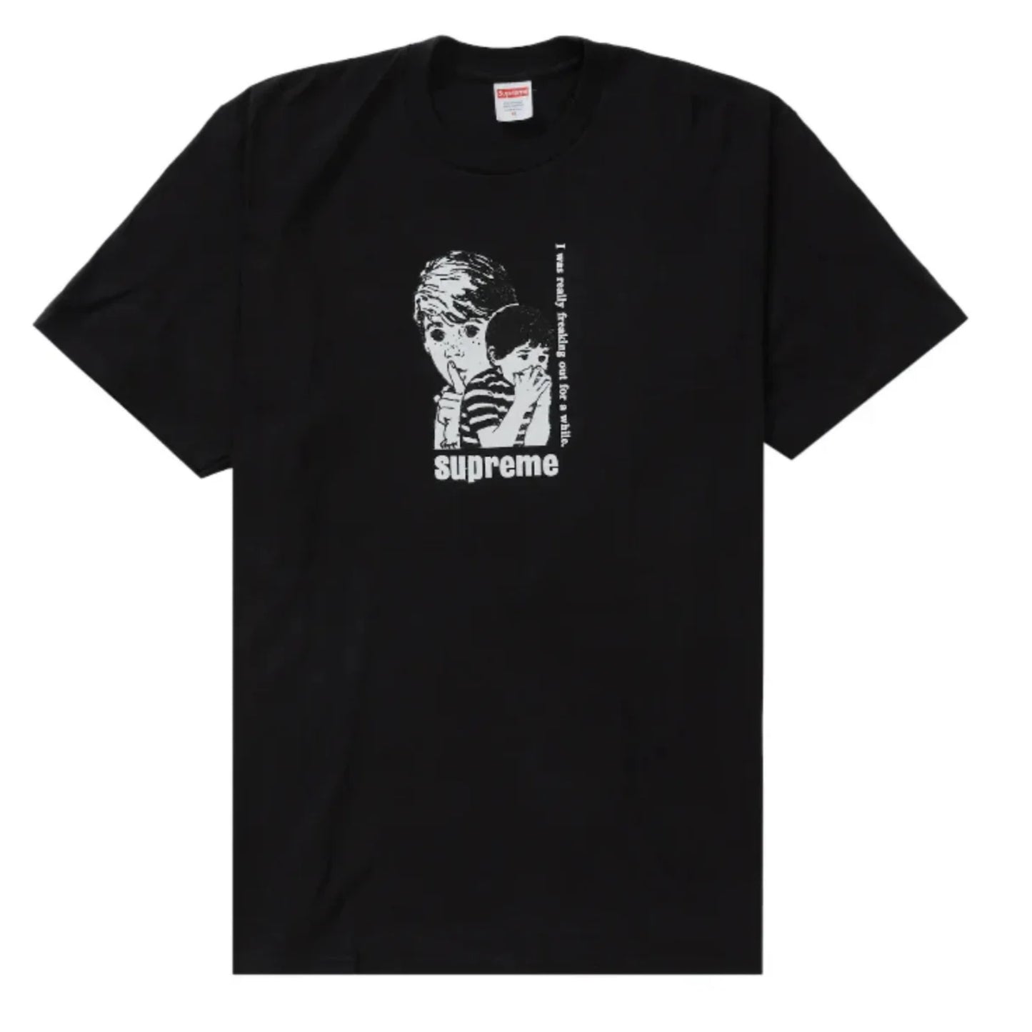 Supreme Freaking Out Tee Black