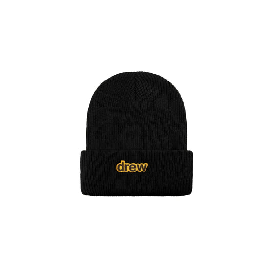 Drew House Secret Soft Rib Beanie Black