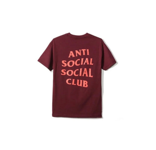 Anti Social Social Club Maroon Tee