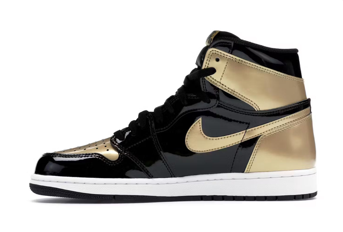 Jordan 1 Retro High NRG Patent Gold Toe